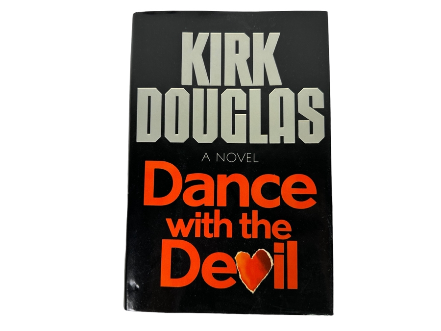 Signed First Edition Hardcover Book Dance With The Devil Signed By Kirk Douglas 1990 With Additional Signed Event Card [Photo 3]