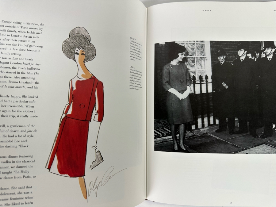 Signed Limited First Edition Leather-Bound Easton Press Hardcover Book A Thousand Days Of Magic Dressing Jacqueline Kennedy For The White House Signed By Oleg Cassini Numbered 944 Of 3,500 [Photo 19]