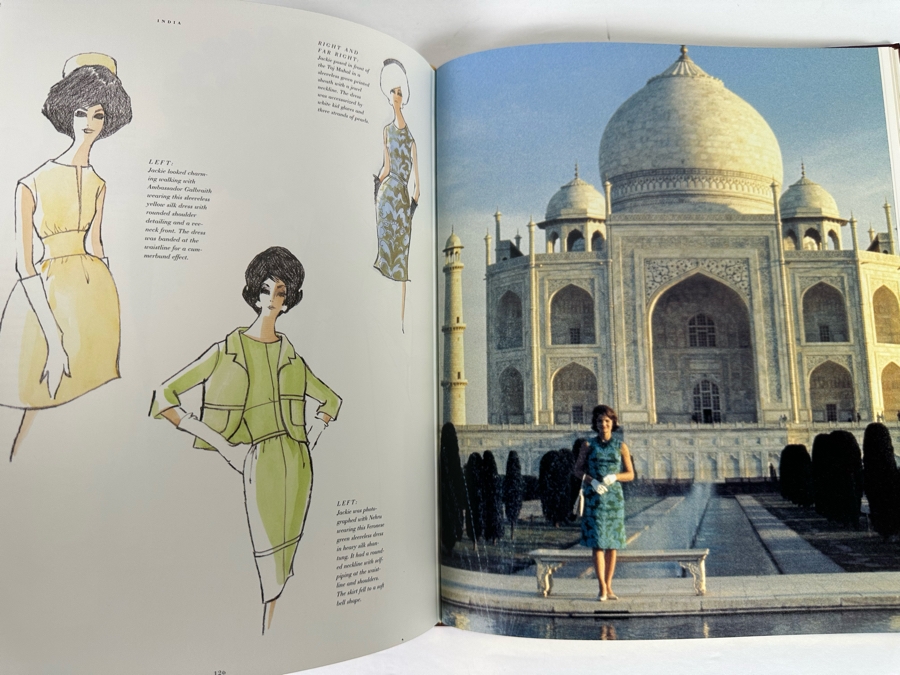 Signed Limited First Edition Leather-Bound Easton Press Hardcover Book A Thousand Days Of Magic Dressing Jacqueline Kennedy For The White House Signed By Oleg Cassini Numbered 944 Of 3,500 [Photo 21]