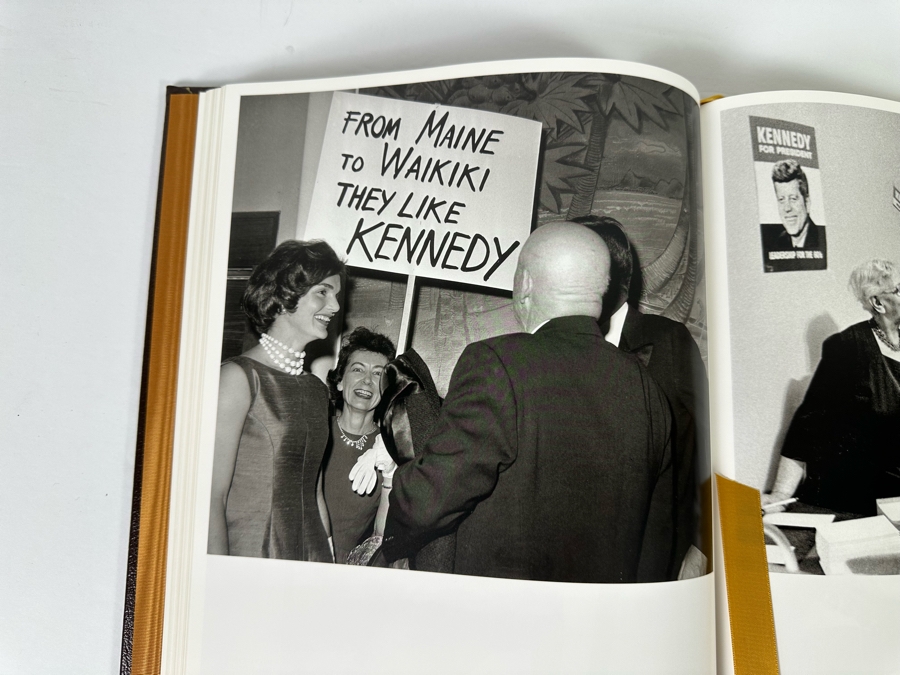 First Edition Leather-Bound Hardcover Easton Press Book Jackie Kennedy: A Life In Pictures By Yann-Brice Dherbier & Pierre-Henri Verlhac 2004 [Photo 20]