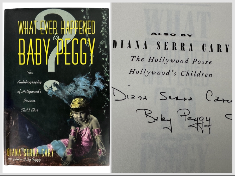 Autographed First Edition Hardcover Book What Ever Happended To Baby Peggy Signed By Diana Serra Cary (The Former Baby Peggy) 1996 [Photo 1]