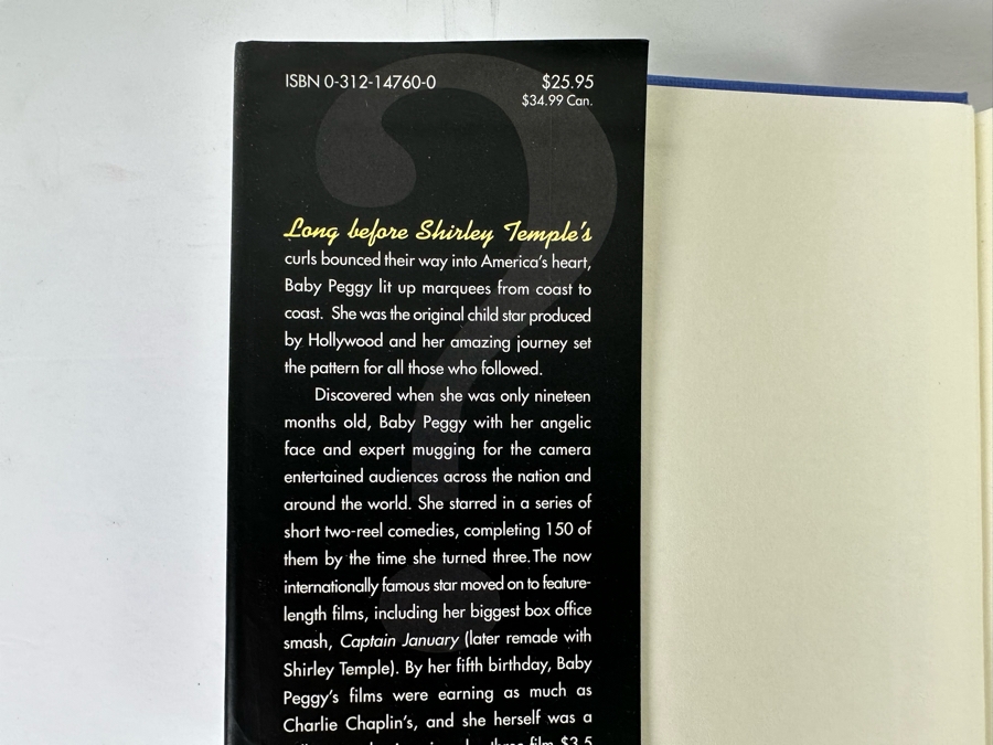 Autographed First Edition Hardcover Book What Ever Happended To Baby Peggy Signed By Diana Serra Cary (The Former Baby Peggy) 1996 [Photo 4]