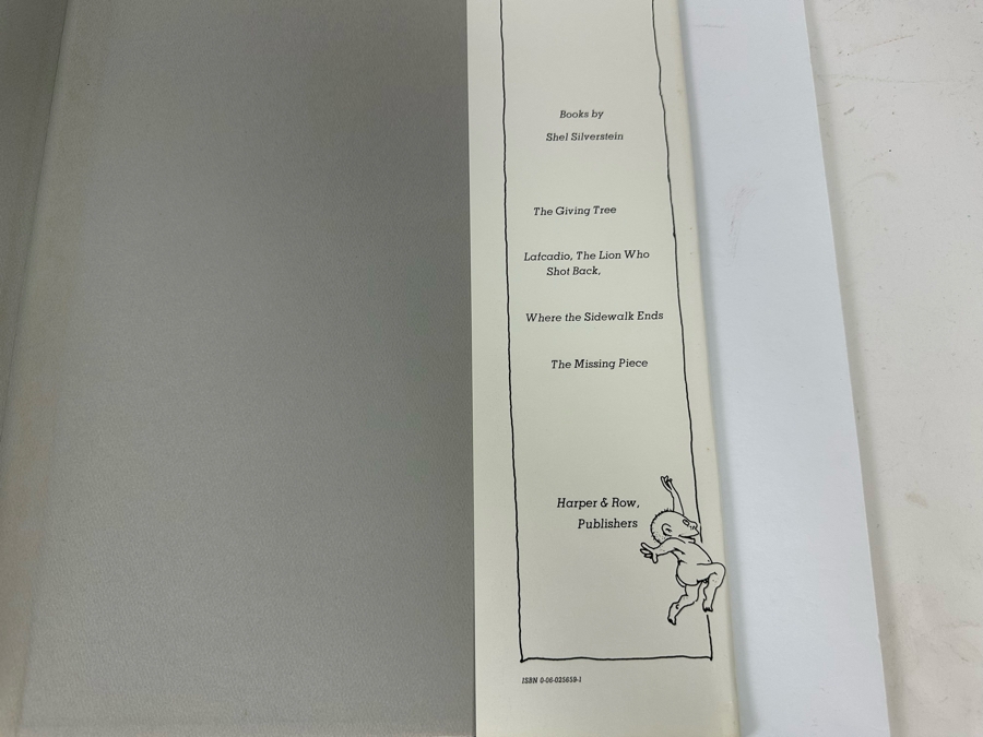 First Edition Hardcover Book Different Dances By Shel Silverstein 1979 [Photo 14]