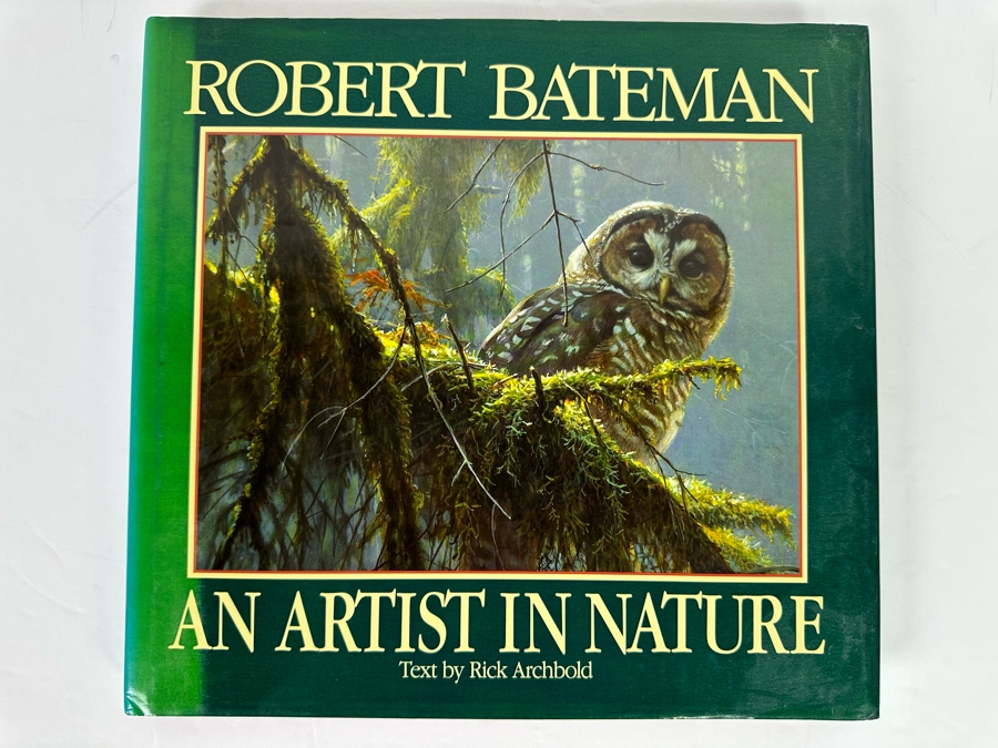 Robert Bateman Signed First Edition Hardcover Book 1990 An Artist In Nature [Photo 4]