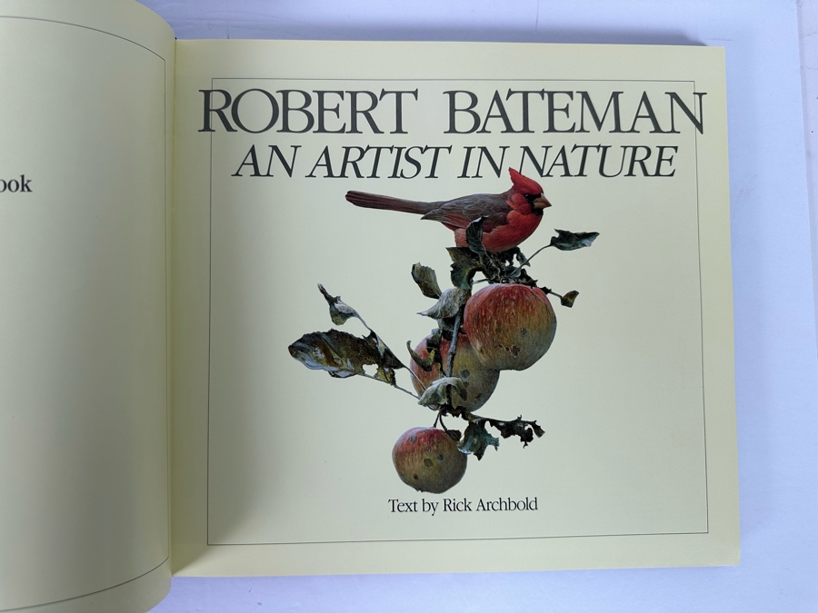 Robert Bateman Signed First Edition Hardcover Book 1990 An Artist In Nature [Photo 9]