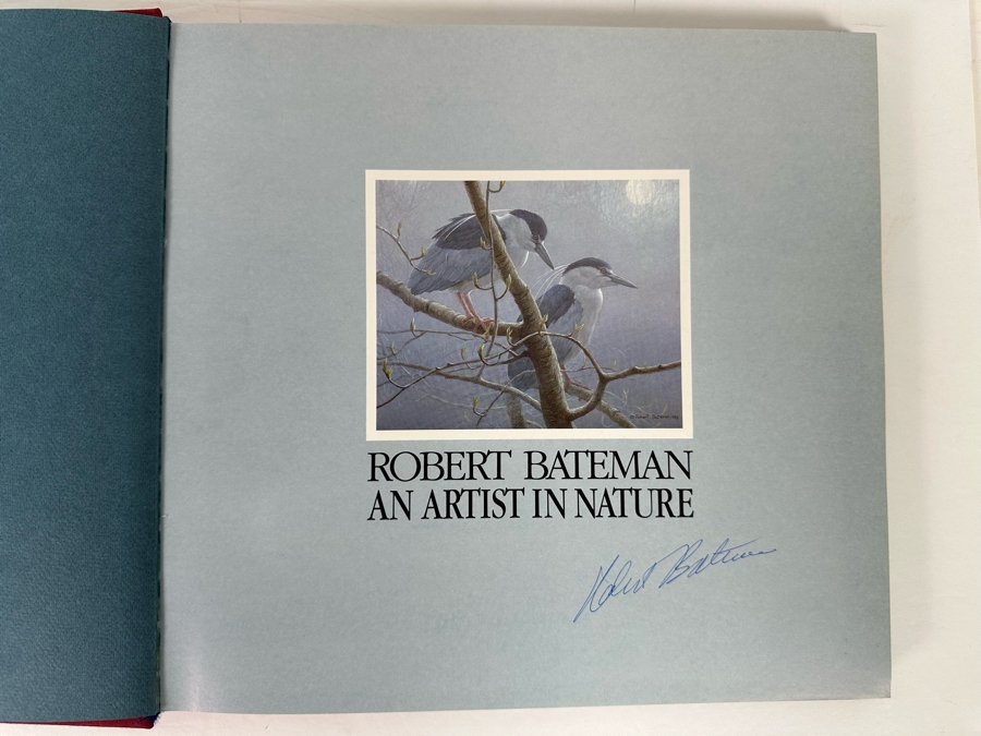 Robert Bateman Signed First Edition Hardcover Book 1990 An Artist In Nature [Photo 6]