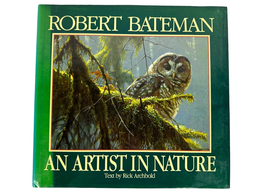 Robert Bateman Signed First Edition Hardcover Book 1990 An Artist In Nature [Photo 3]