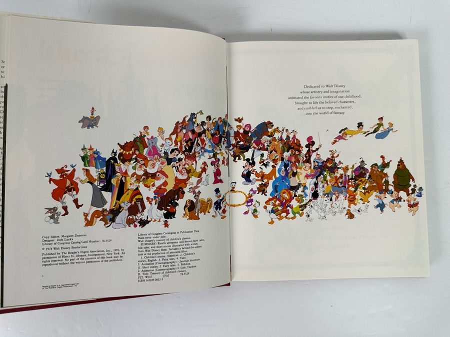 First Edition Hardcover Book Walt Disney's Treasury Of Children's Classics 1978 [Photo 4]