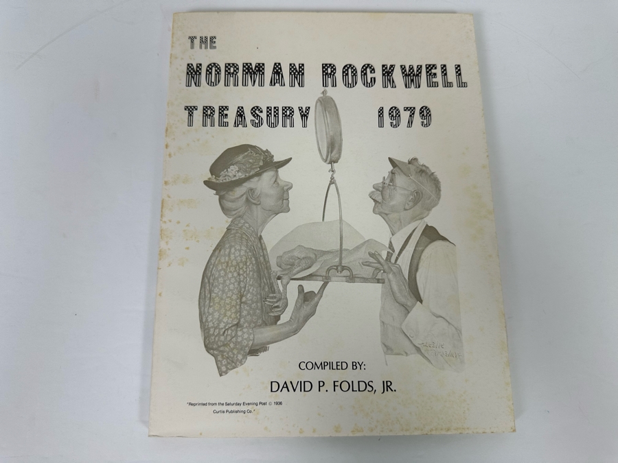 Signed Limited First Edition Book The Norman Rockwell Treasury 1979 Signed By David P. Folds [Photo 4]