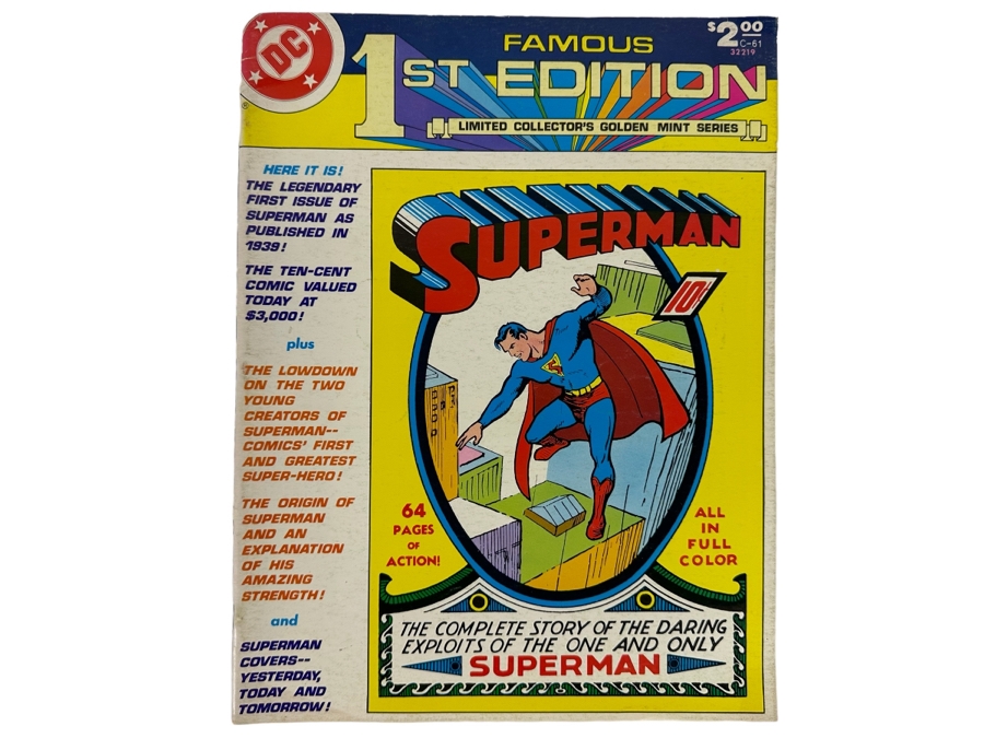 DC Comics Famous 1st Edition Limited Colletor's Golden Mint Series Superman Comic Book Vol. 8 1979 Published Quarterly [Photo 1]