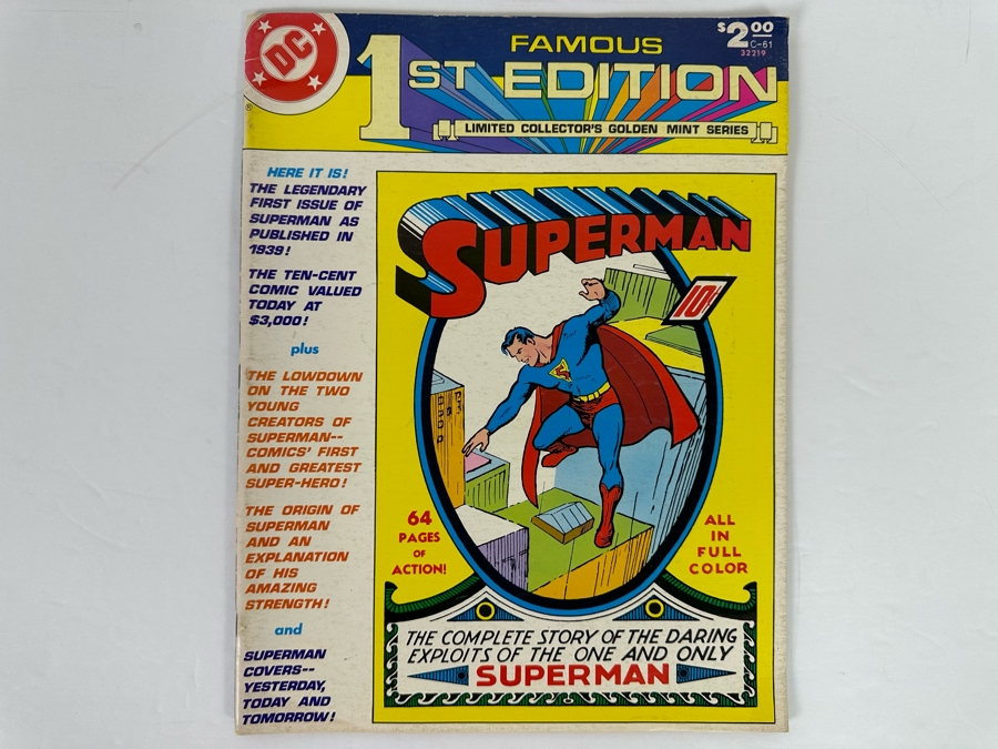 DC Comics Famous 1st Edition Limited Colletor's Golden Mint Series Superman Comic Book Vol. 8 1979 Published Quarterly [Photo 2]