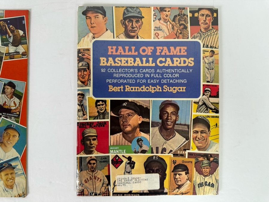 Baseball Stars Stickers Book 1984 And Classic Baseball Cards Book Sealed By Bert Randolph Sugar [Photo 9]