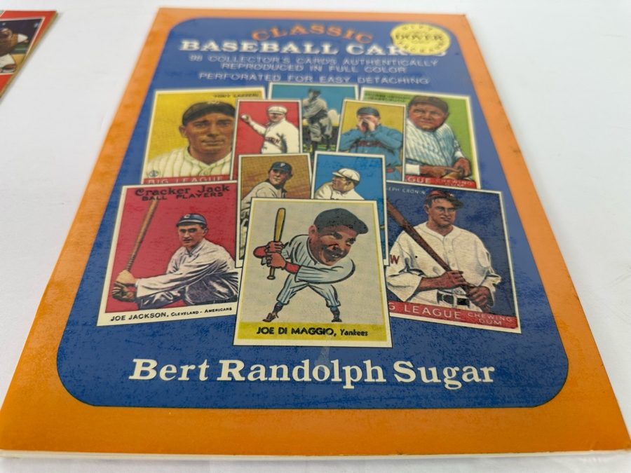 Baseball Stars Stickers Book 1984 And Classic Baseball Cards Book Sealed By Bert Randolph Sugar [Photo 8]