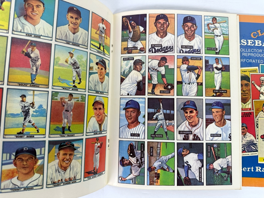 Baseball Stars Stickers Book 1984 And Classic Baseball Cards Book Sealed By Bert Randolph Sugar [Photo 4]