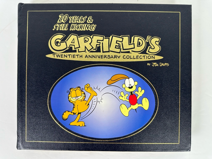 Signed Limited First Edition Hardcover Easton Press Book Garfields Twentieth Anniversary Collection Signed By Jim Davis Numbered 931 Of 5,000 [Photo 4]