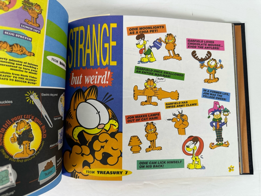 Signed Limited First Edition Hardcover Easton Press Book Garfields Twentieth Anniversary Collection Signed By Jim Davis Numbered 931 Of 5,000 [Photo 15]