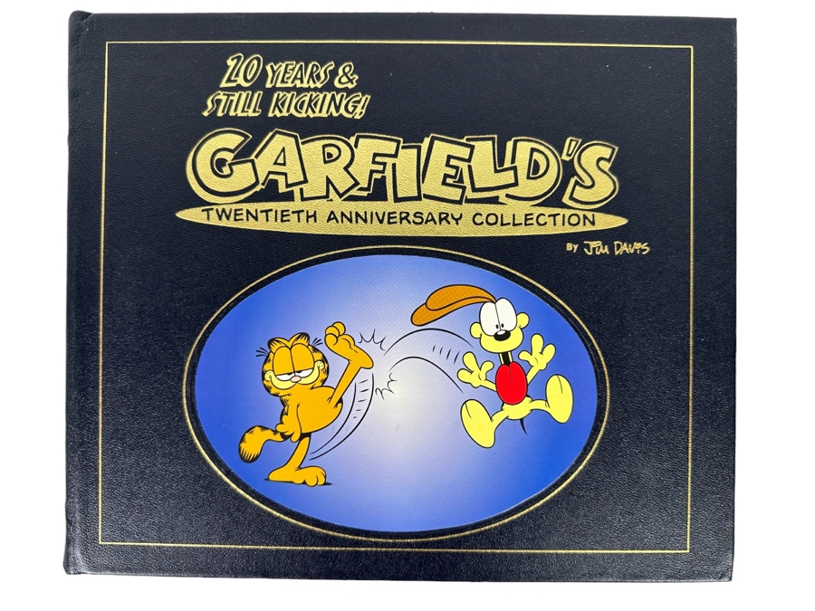 Signed Limited First Edition Hardcover Easton Press Book Garfields Twentieth Anniversary Collection Signed By Jim Davis Numbered 931 Of 5,000 [Photo 3]