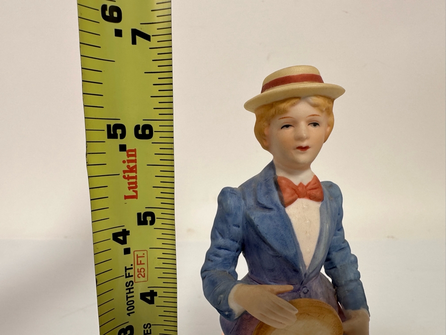 Vintage I W Rice & Co Porcelain Female Tennis Player Nite Light Made In Japan 6.5H [Photo 9]