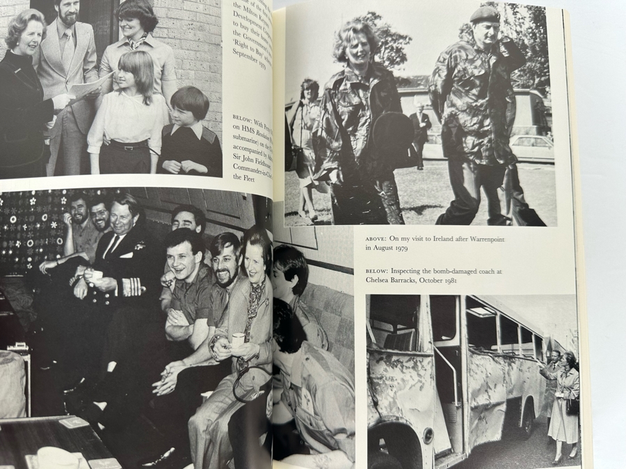 Signed First Edition Hardcover Book The Downing Street Years Signed By Margaret Thatcher [Photo 10]