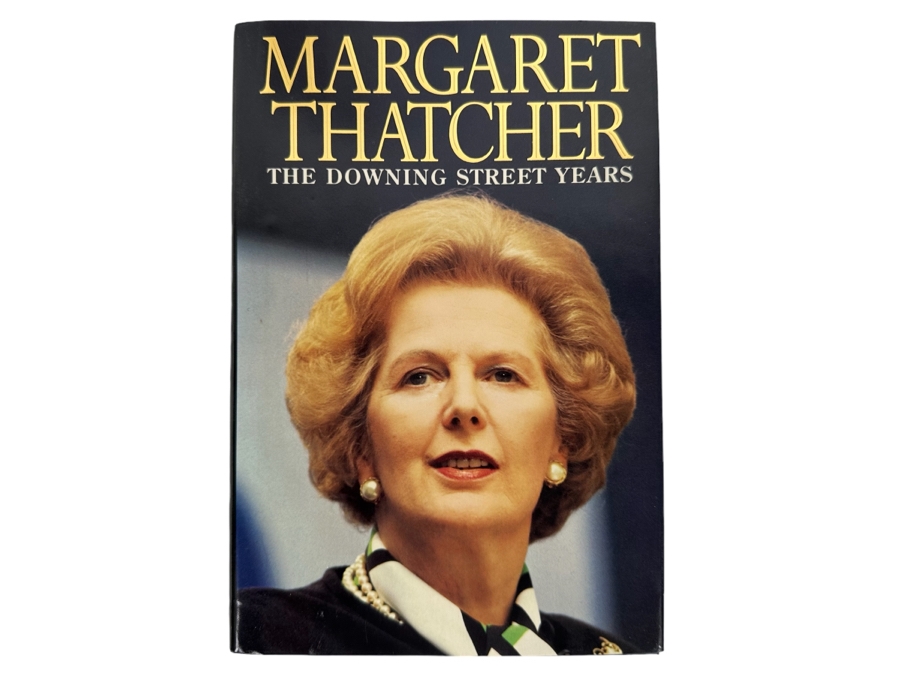Signed First Edition Hardcover Book The Downing Street Years Signed By Margaret Thatcher [Photo 3]