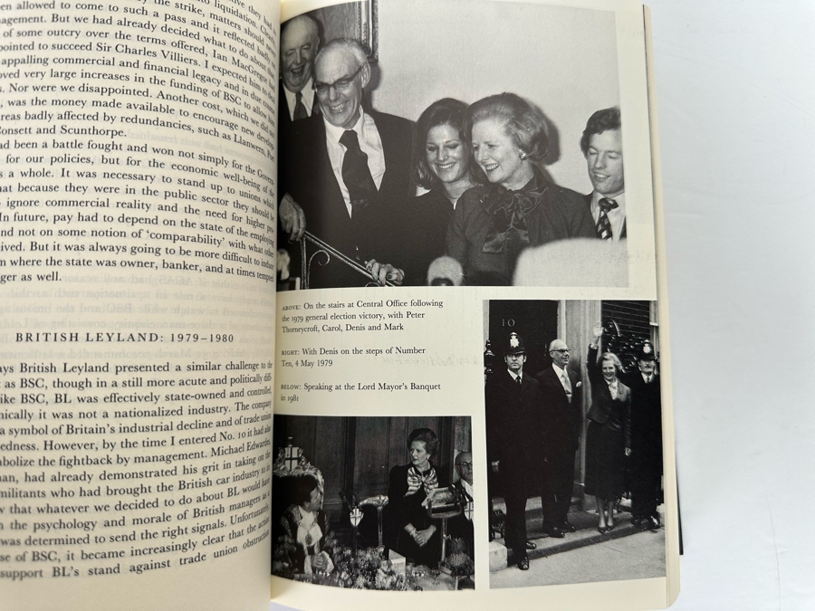 Signed First Edition Hardcover Book The Downing Street Years Signed By Margaret Thatcher [Photo 11]