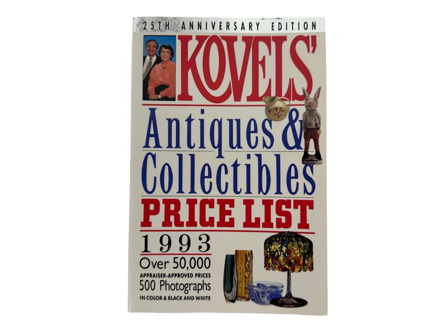 Signed 25th Anniversay Edition Kovels' Antiques & Collectibles Price List 1993 Signed By Ralph And Terry Kovel [Photo 3]