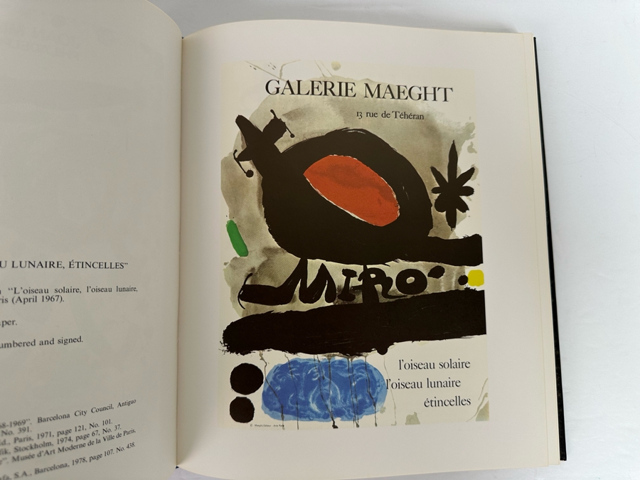 First Edition Hardcover Book Miro's Posters 1980 [Photo 7]