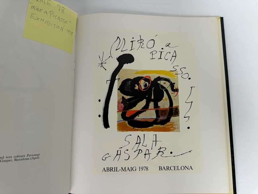 First Edition Hardcover Book Miro's Posters 1980 [Photo 15]