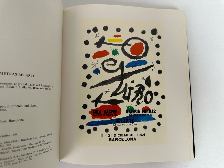 First Edition Hardcover Book Miro's Posters 1980 [Photo 12]