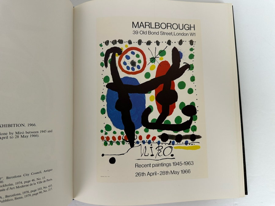 First Edition Hardcover Book Miro's Posters 1980 [Photo 9]