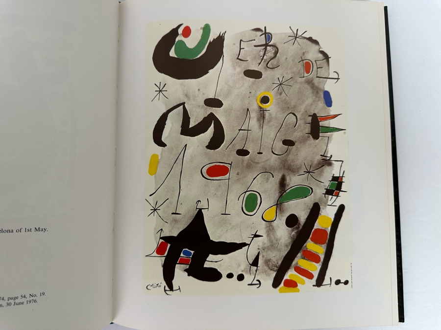 First Edition Hardcover Book Miro's Posters 1980 [Photo 5]