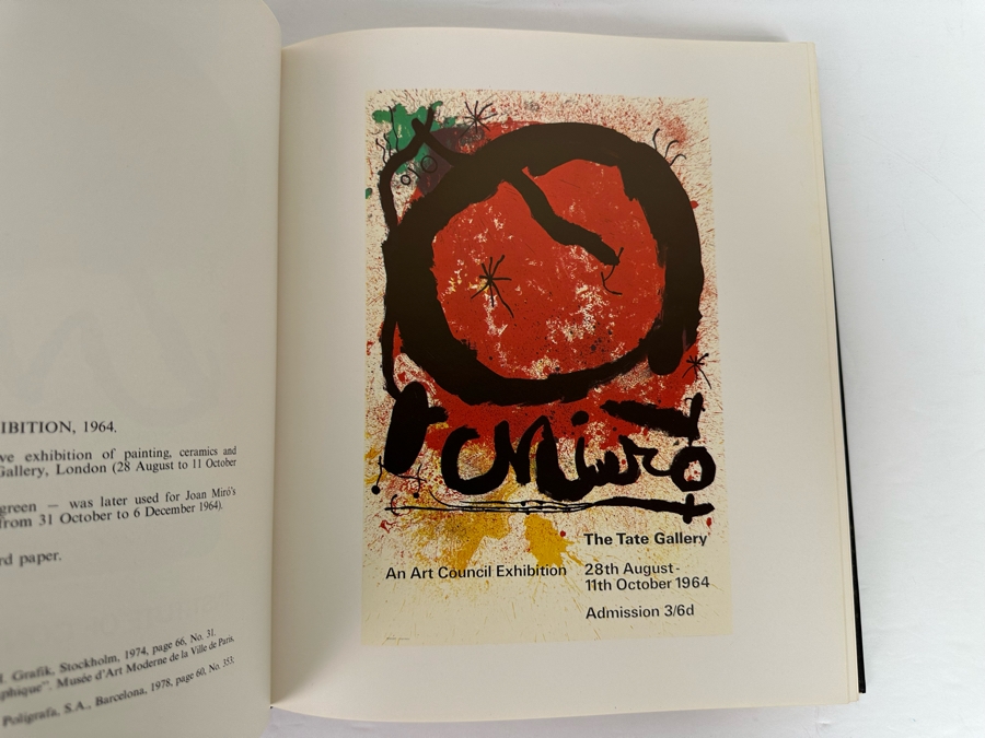 First Edition Hardcover Book Miro's Posters 1980 [Photo 13]