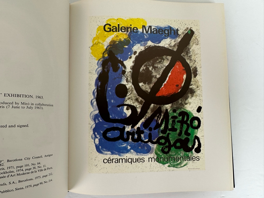 First Edition Hardcover Book Miro's Posters 1980 [Photo 14]