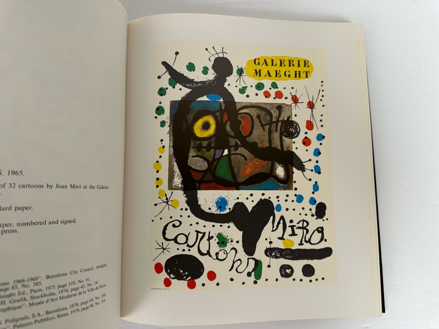 First Edition Hardcover Book Miro's Posters 1980 [Photo 11]