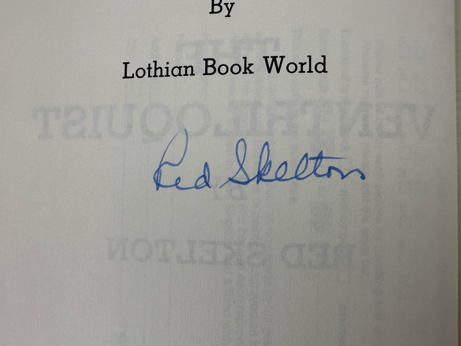 Signed Limited First Edition Hardcover Book The Ventriloquist Signed By Red Skelton 1984 Numbered 284 Of 5,000 [Photo 10]