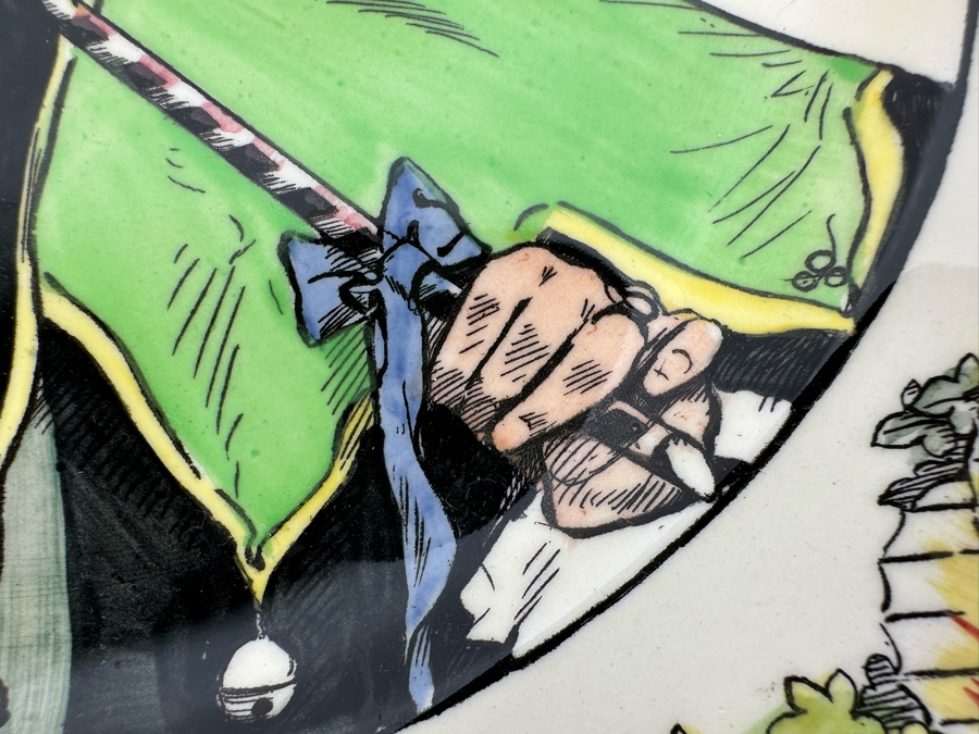 Antique Royal Doulton Hand Painted Collector Plate 'The Jester' D6277 10.5R [Photo 8]