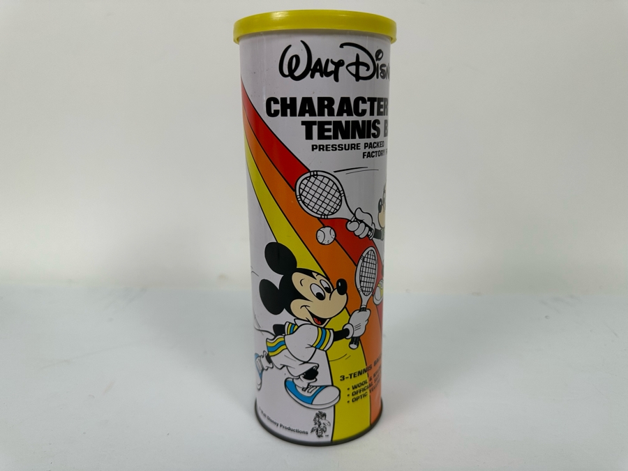 Vintage Sealed Walt Disney Character Tennis Balls 3 Tennis Balls In Sealed Pack Model WD-205 [Photo 4]