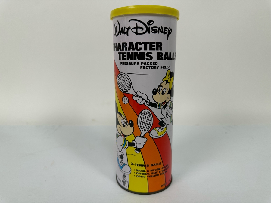 Vintage Sealed Walt Disney Character Tennis Balls 3 Tennis Balls In Sealed Pack Model WD-205 [Photo 11]