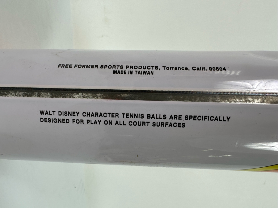 Vintage Sealed Walt Disney Character Tennis Balls 3 Tennis Balls In Sealed Pack Model WD-205 [Photo 6]