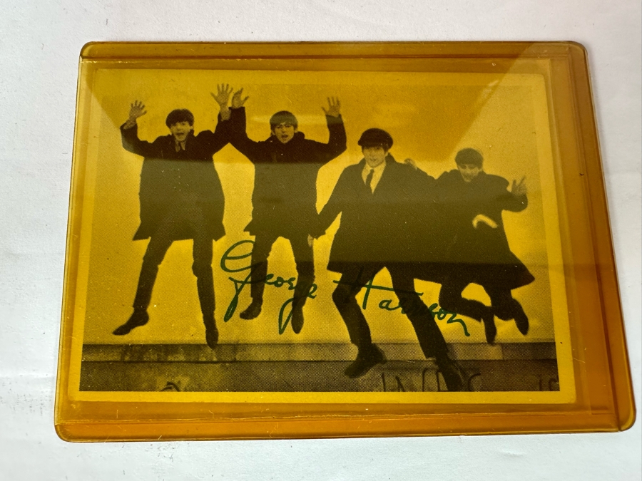 Vintage 1994 Large The Beatles Keepsake Ornament New In Box With Vintage Beatles Trading Card [Photo 11]