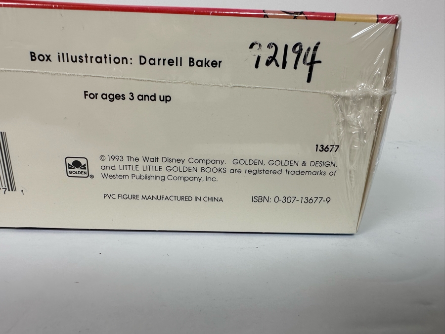 Vintage 1993 Sealed Disney's Tiny Theater 10 Little Little Golden Books 10 Of The Best Disney Movies Ever With Mickey Mouse Figurine [Photo 10]