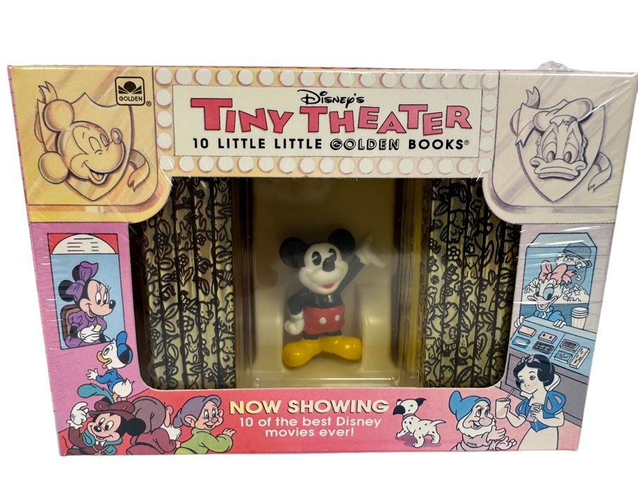 Vintage 1993 Sealed Disney's Tiny Theater 10 Little Little Golden Books ...
