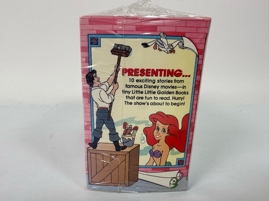 Vintage 1993 Sealed Disney's Tiny Theater 10 Little Little Golden Books 10 Of The Best Disney Movies Ever With Mickey Mouse Figurine [Photo 8]