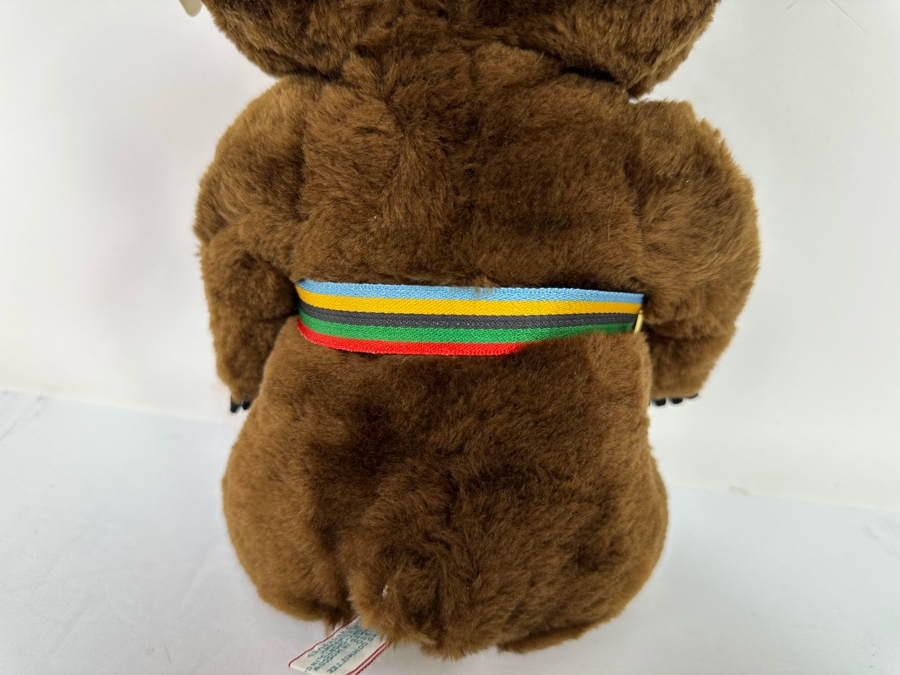 Vintage 1979 R. Dakin Misha Bear Official Mascot Of The 1980 Moscow Olympic Games With Original Tag 12H Along With Vintage Moscow Olympic Games Pins (One Limited Edition Pin) - See Photos [Photo 21]