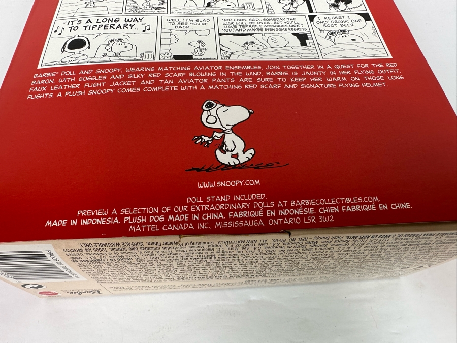 Vintage 2001 Mattel Barbie Doll Barbie And Snoopy Collector Edition With Box #55558 [Photo 13]