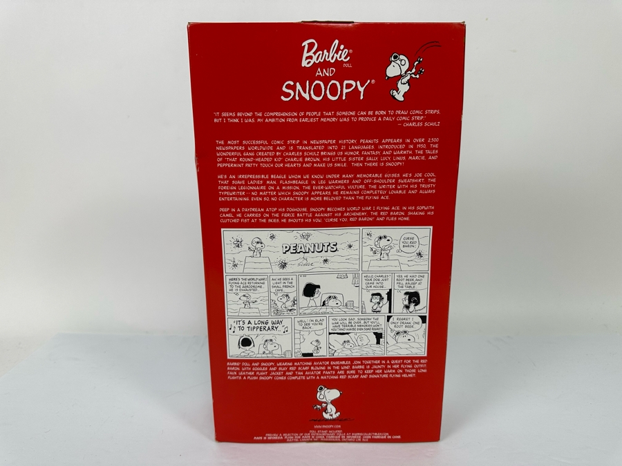 Vintage 2001 Mattel Barbie Doll Barbie And Snoopy Collector Edition With Box #55558 [Photo 10]