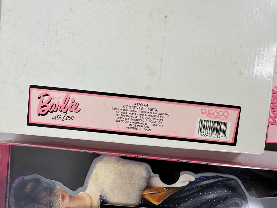 Barbie Wedding Day Hallmark Keepsake Ornament 1997, Barbie Glamour Dream Collection Greeting Cards 1994 & Limited Edition From Barbie With Love Here Comes The Bride, 1966 Collector's Plate By Enesco With Box And Cert 1995 [Photo 7]