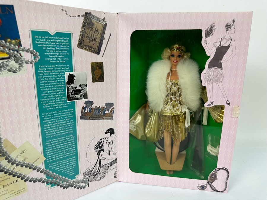 Mattel Barbie 1920's Flapper The Great Eras Collection New In Box 1993 #4063 [Photo 4]