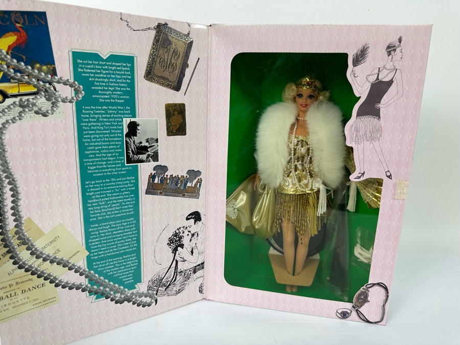 Mattel Barbie 1920's Flapper The Great Eras Collection New In Box 1993 #4063 [Photo 3]