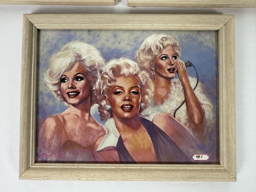 Set Of Three Marilyn Monroe Artist Proof Ceramic Plaques By Susan Morton / Ray Ernst 1990/91 With Certificates Of Authenticity 9 X 6 [Photo 4]